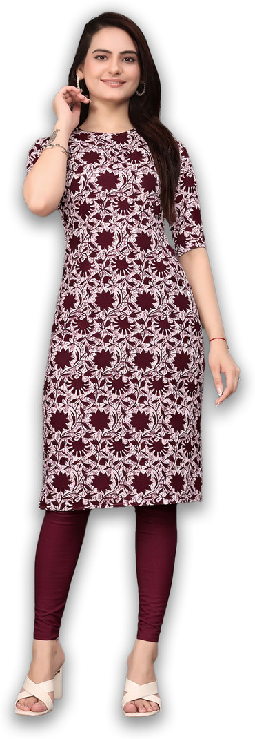 Floral Printed Kurti Set