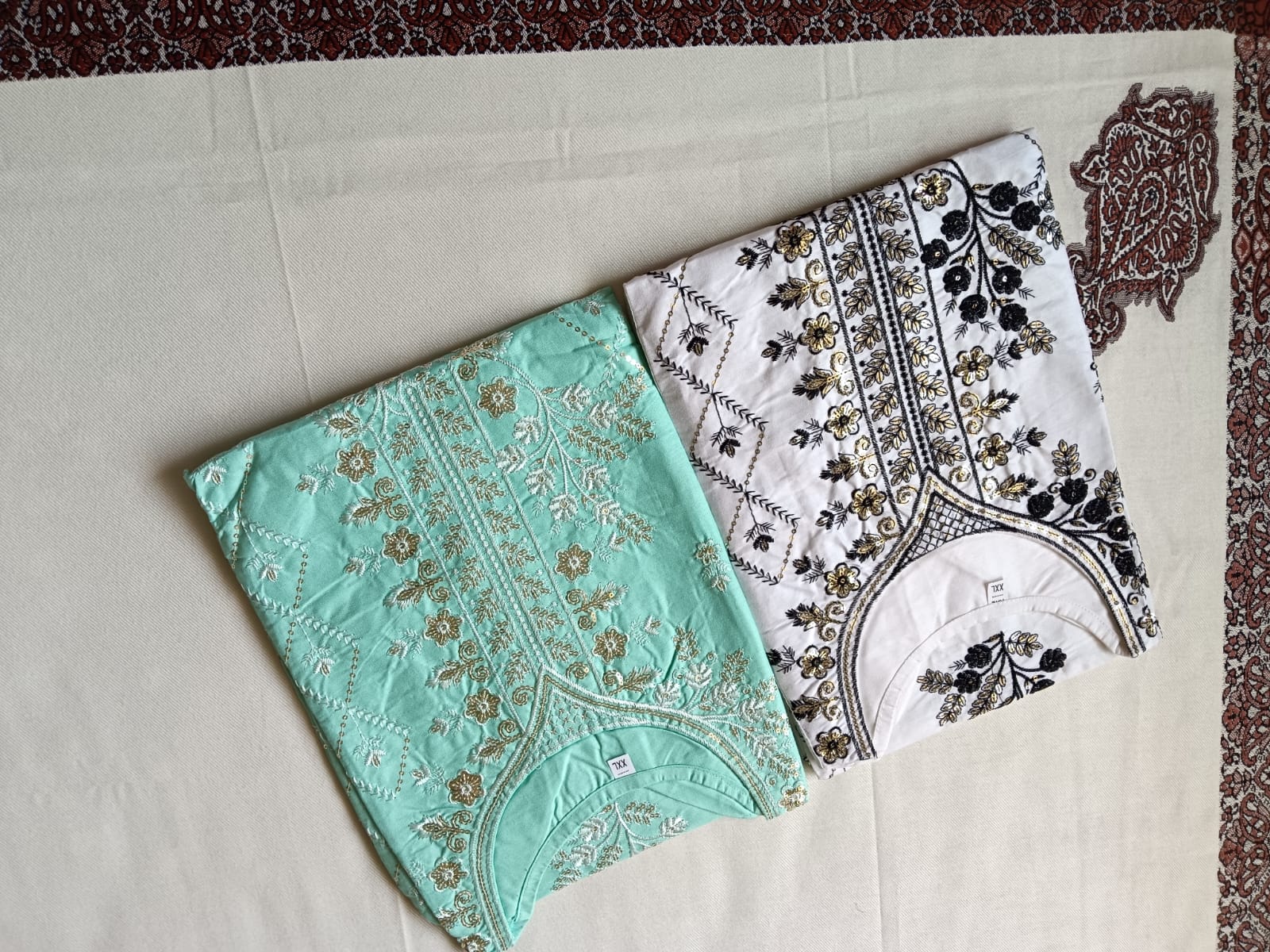Elegant Blue Embroidered Kurti
