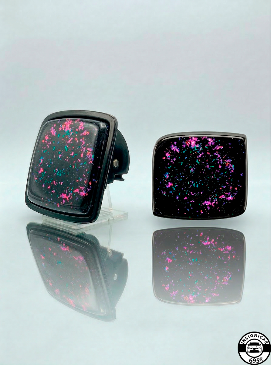 PACK INSIGNIAS DELANTERA Y TRASERA "PURPLE HALO"