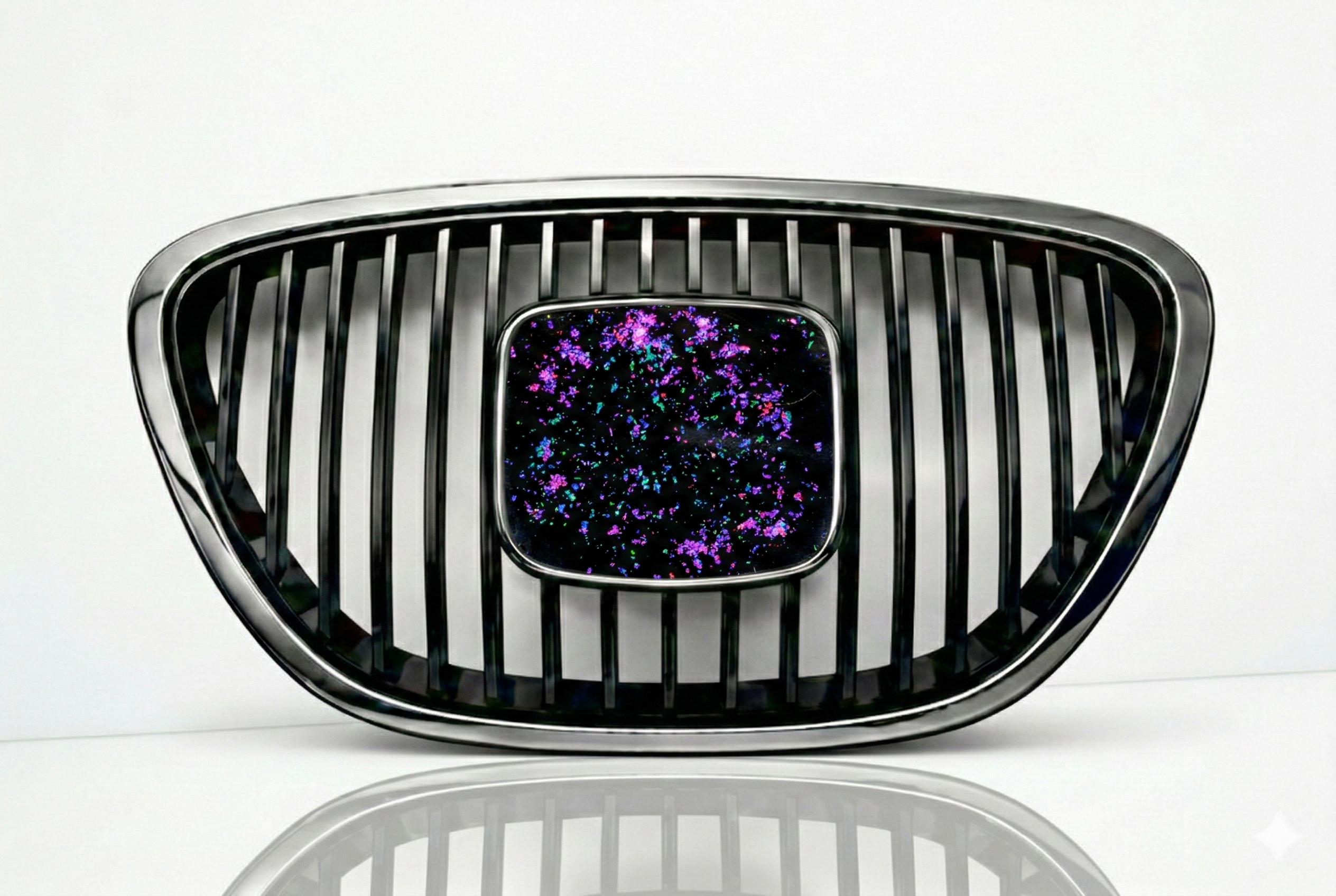 INSIGNIA DELANTERA "PURPLE HALO" (Compatible con SEAT)
