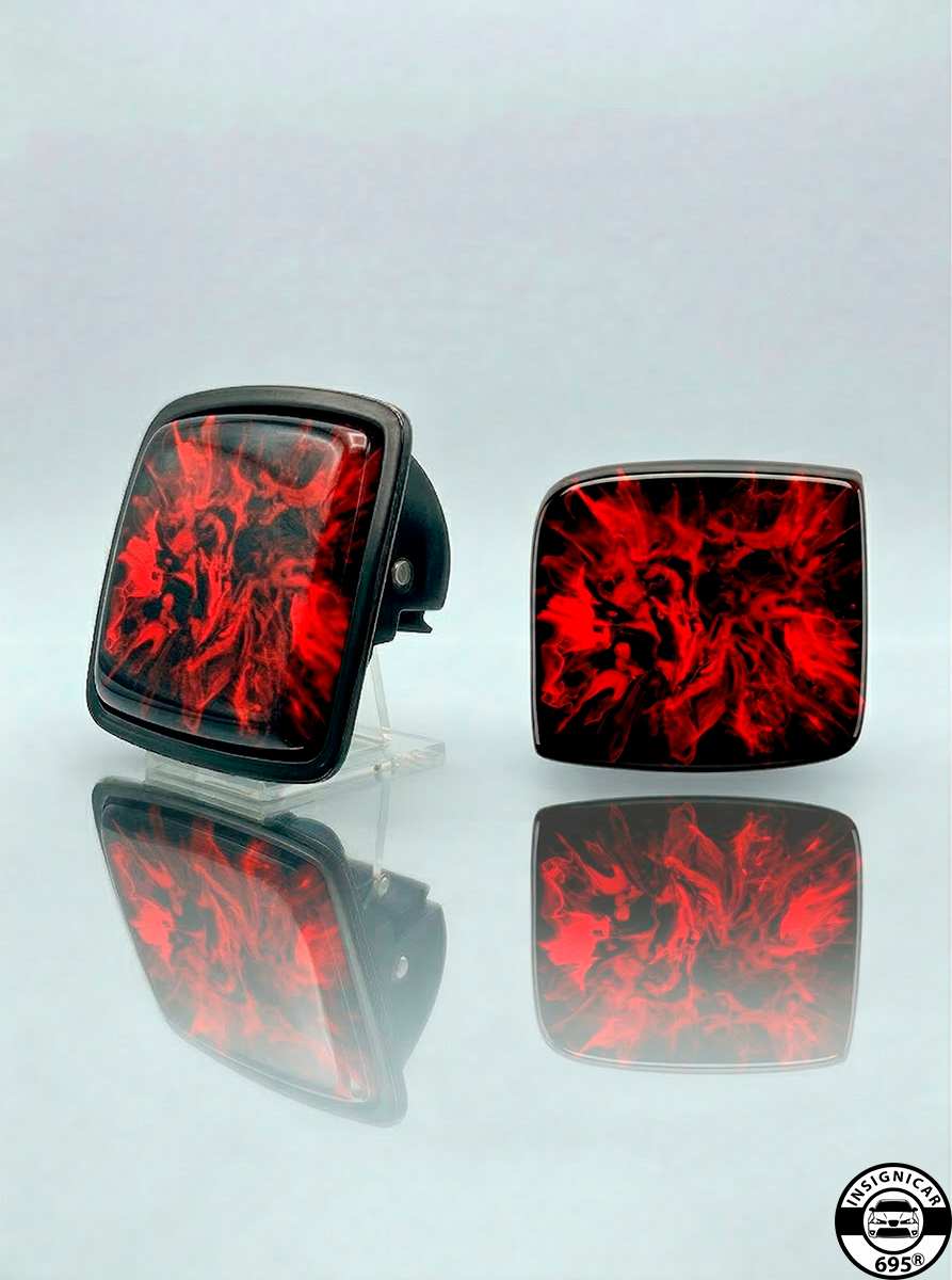 PACK INSIGNIAS DELANTERA Y TRASERA "RED PHANTOM"