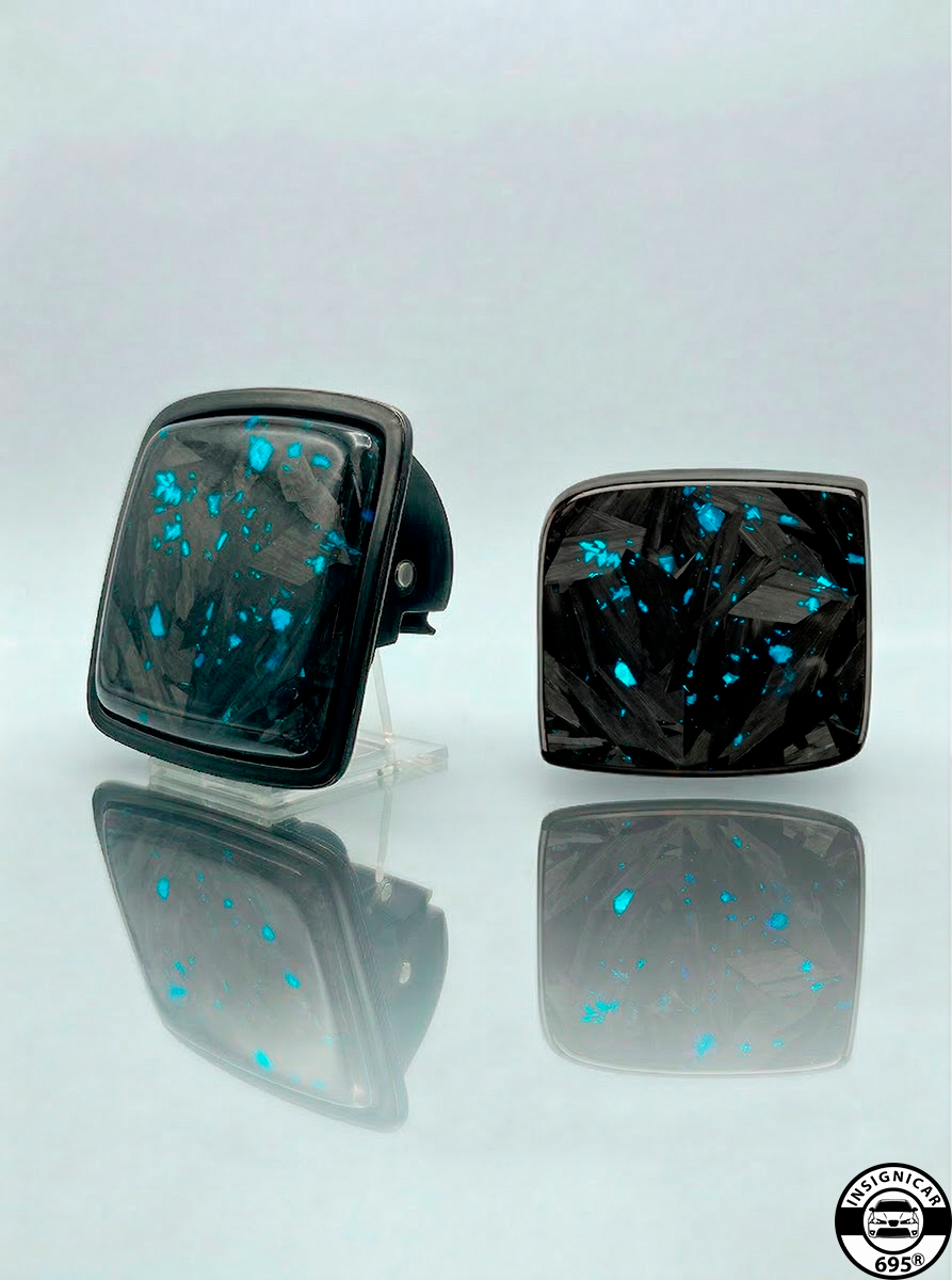 PACK INSIGNIAS DELANTERA Y TRASERA "POLAR CARBON" 