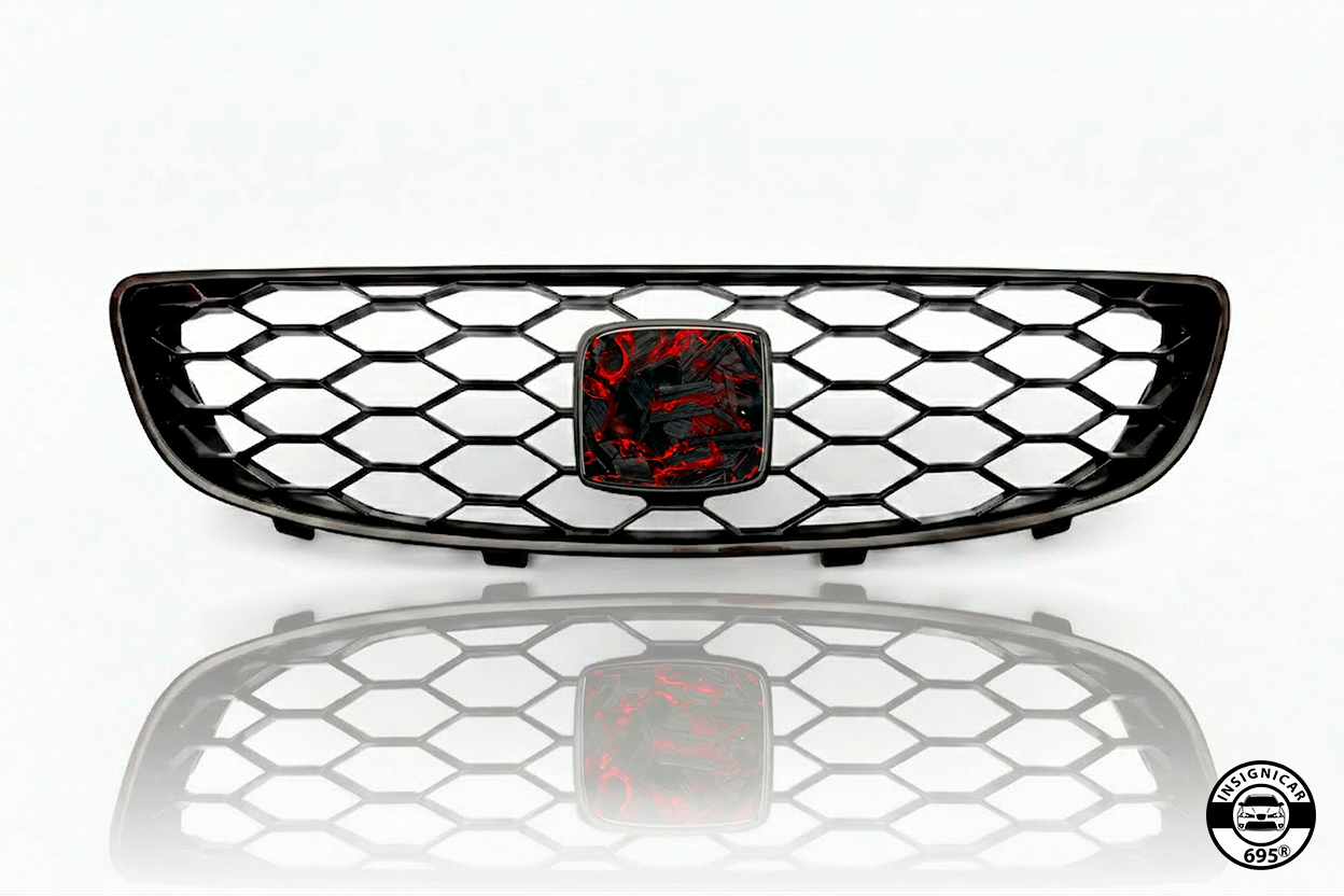 INSIGNIA DELANTERA "LAVA CARBON" (Compatible con SEAT)