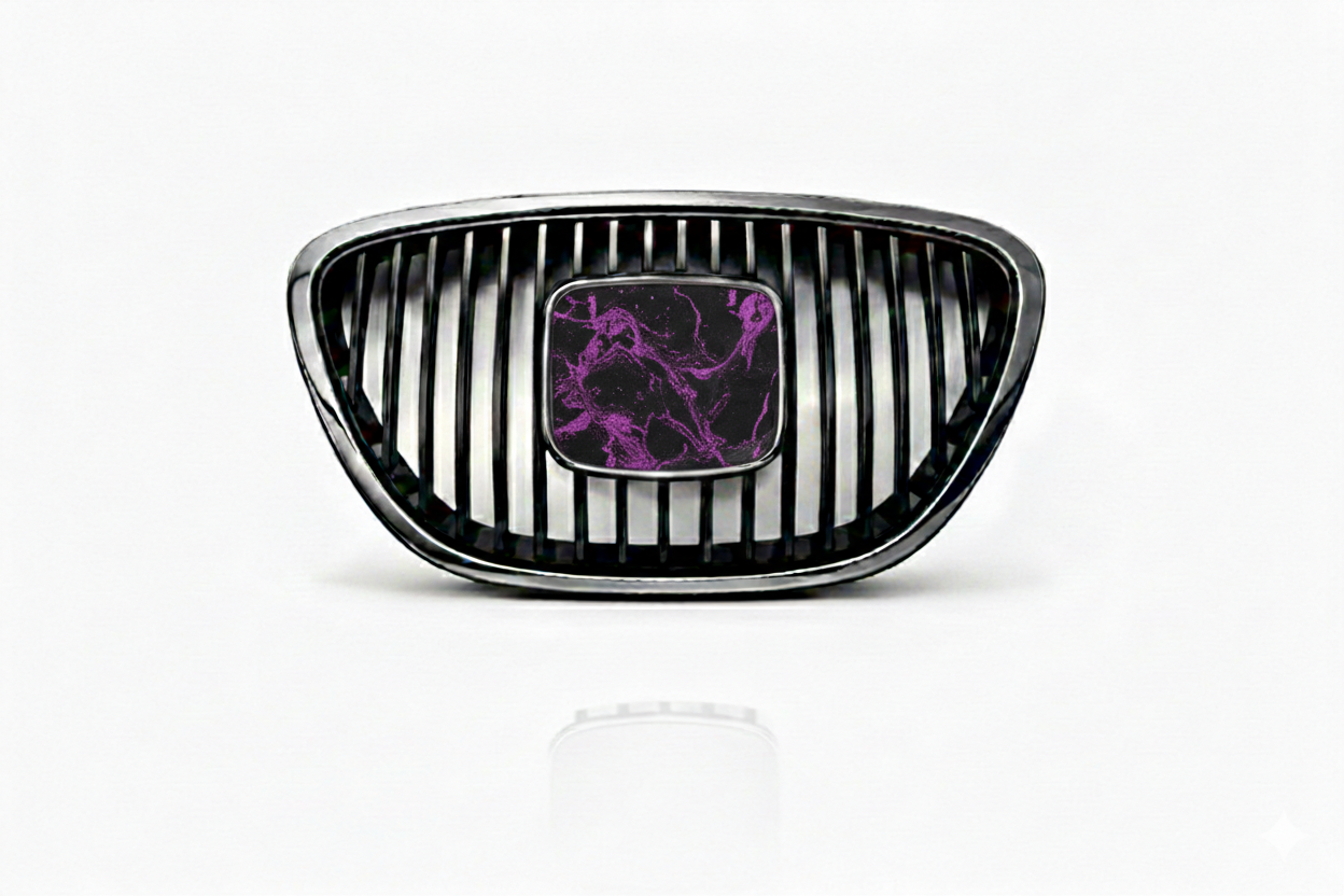 INSIGNIA DELANTERA "MAGENTA STORM" (Compatible con SEAT)