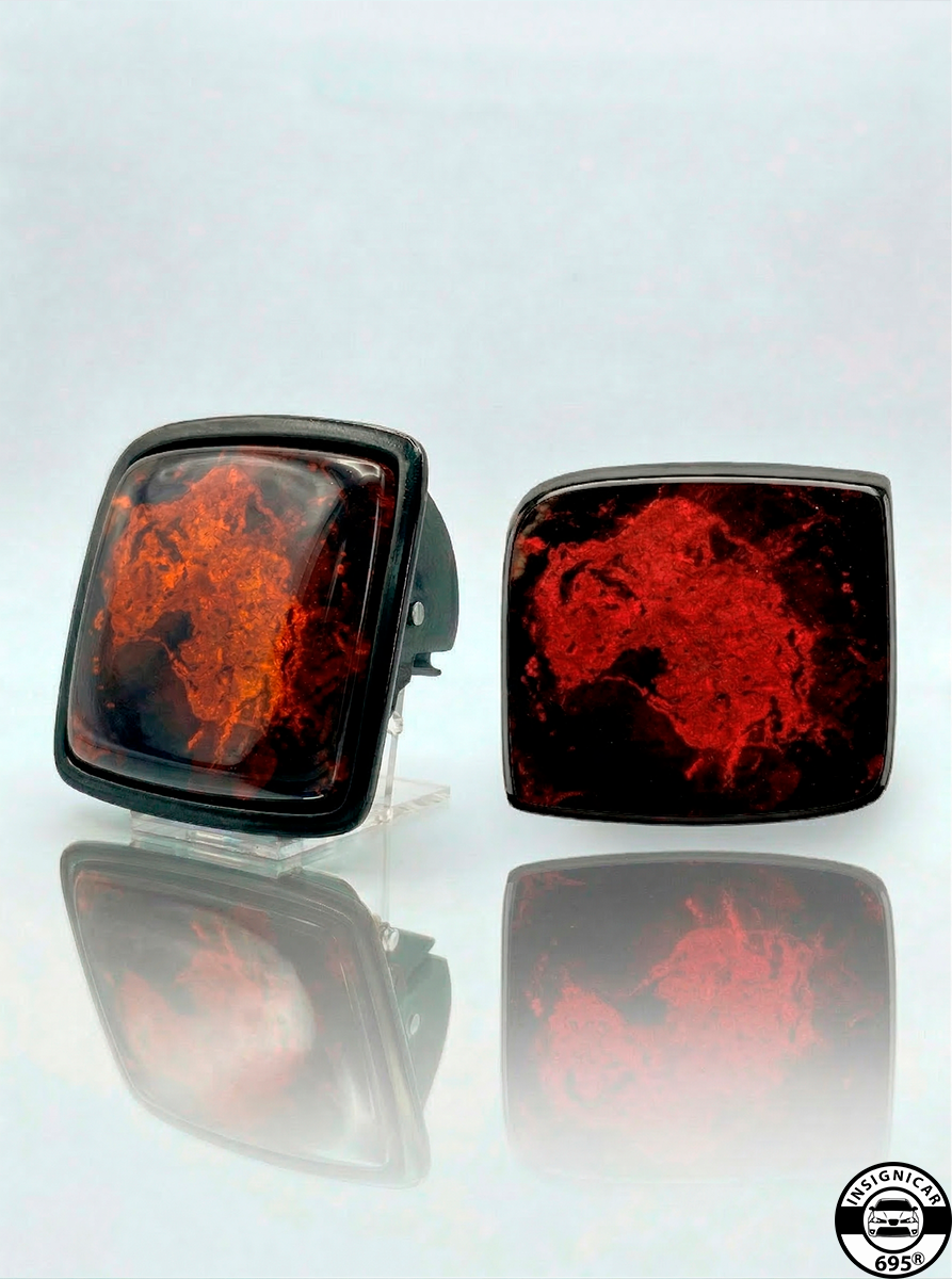 PACK INSIGNIAS DELANTERA Y TRASERA "CRIMSON IMPACT" 