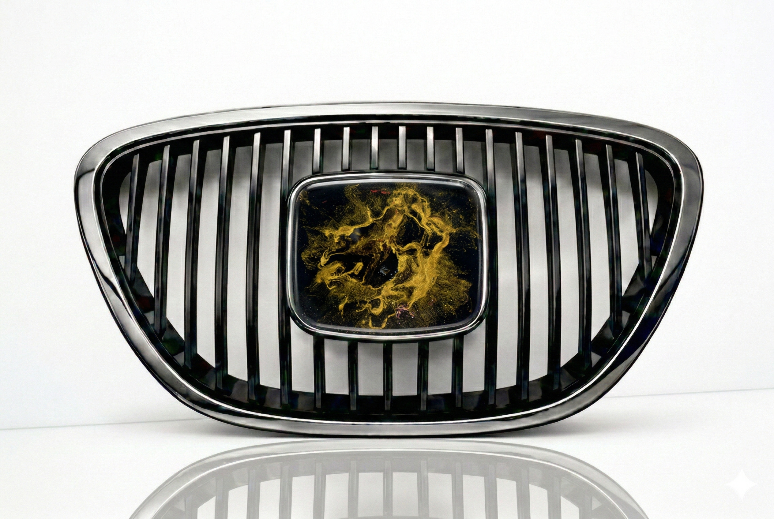 INSIGNIA DELANTERA "SOLAR GOLD" (Compatible con SEAT)