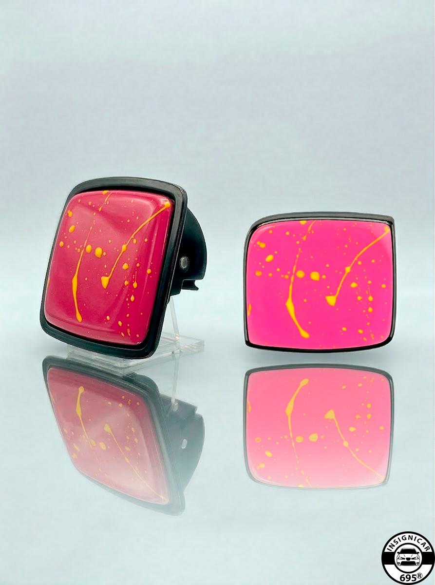 PACK INSIGNIAS DELANTERA Y TRASERA "NEON SPLASH" 