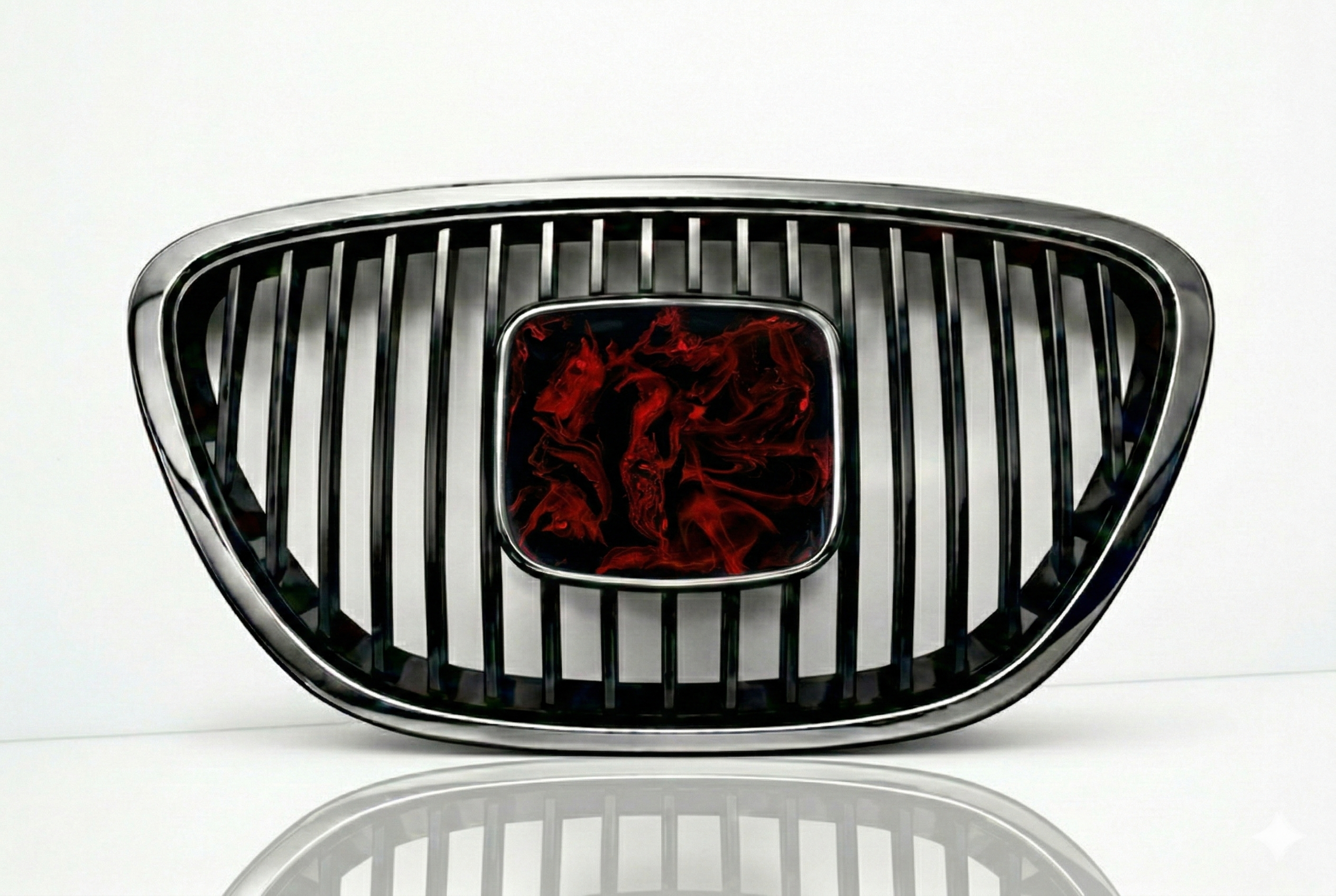 INSIGNIA DELANTERA "RED PHANTOM" (Compatible con SEAT)