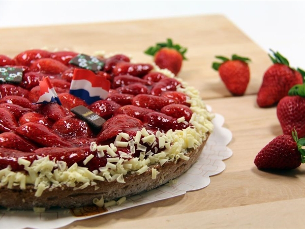 Aardbeien H.W. Vlaai