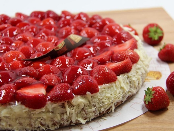 Aardbeien Vlaai