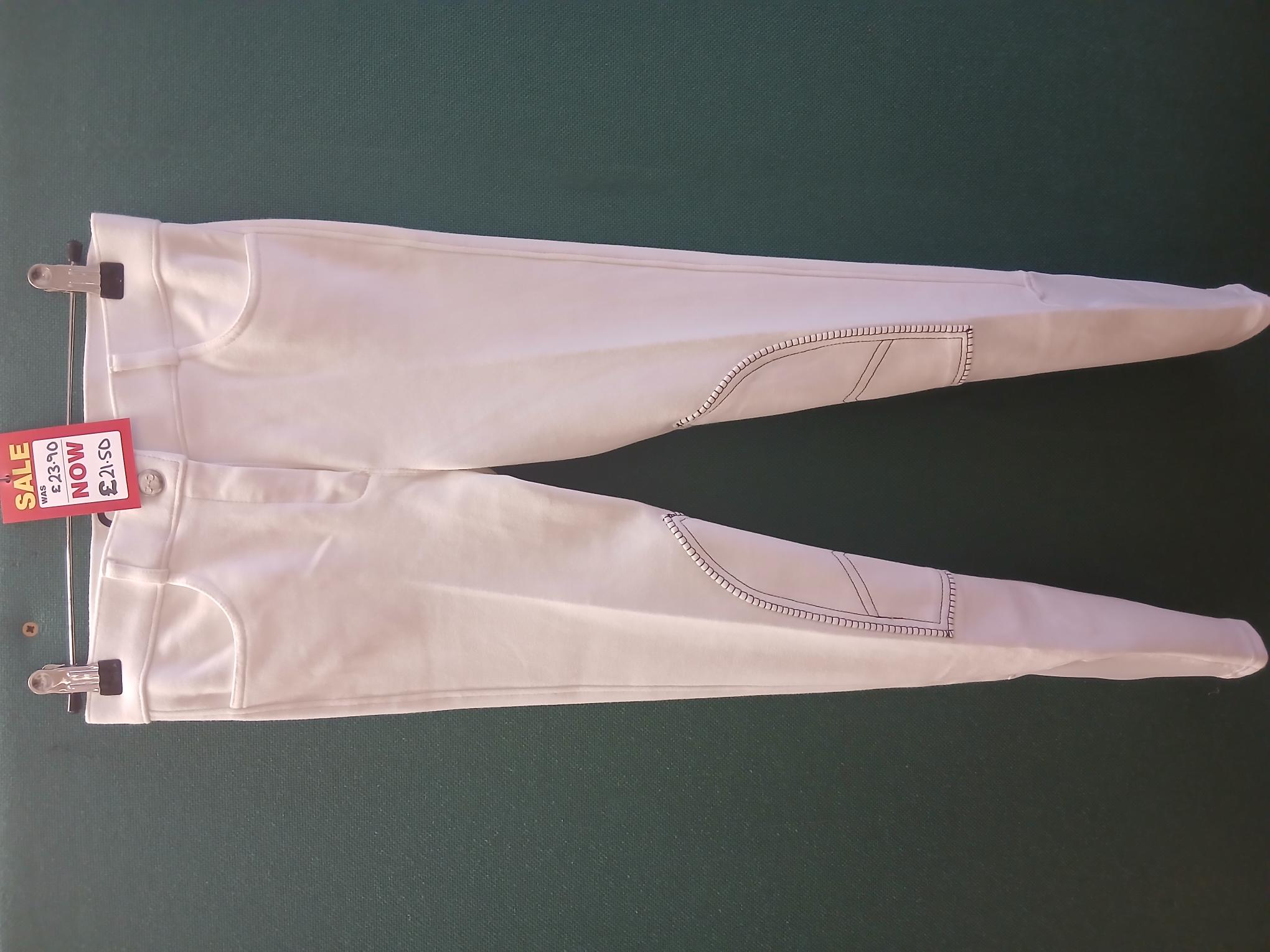 Riding World Alexandrie Kids Breeches White 