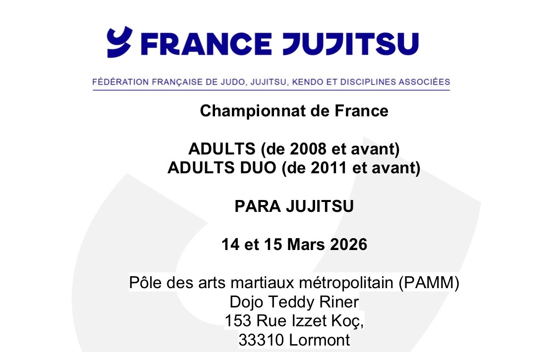 Reels highlights athlète - Championnat de France individuel Jujitsu