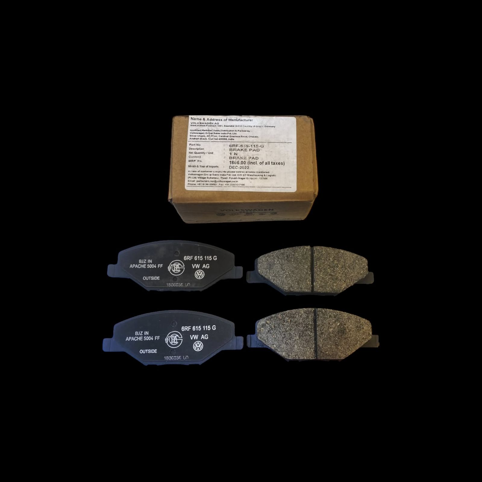 Car Brake Pad Set