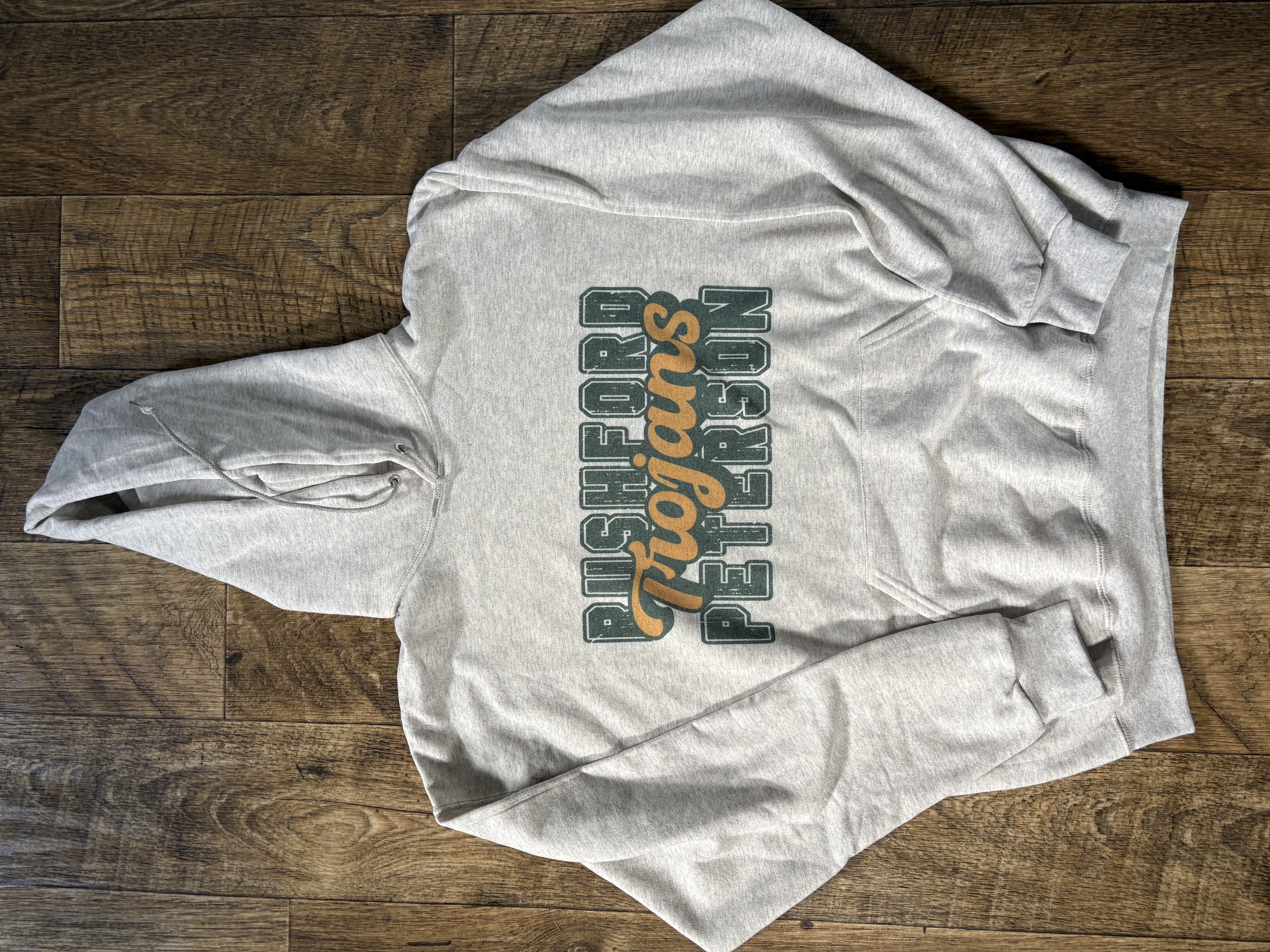 R-P Cursive Trojan Hoodie