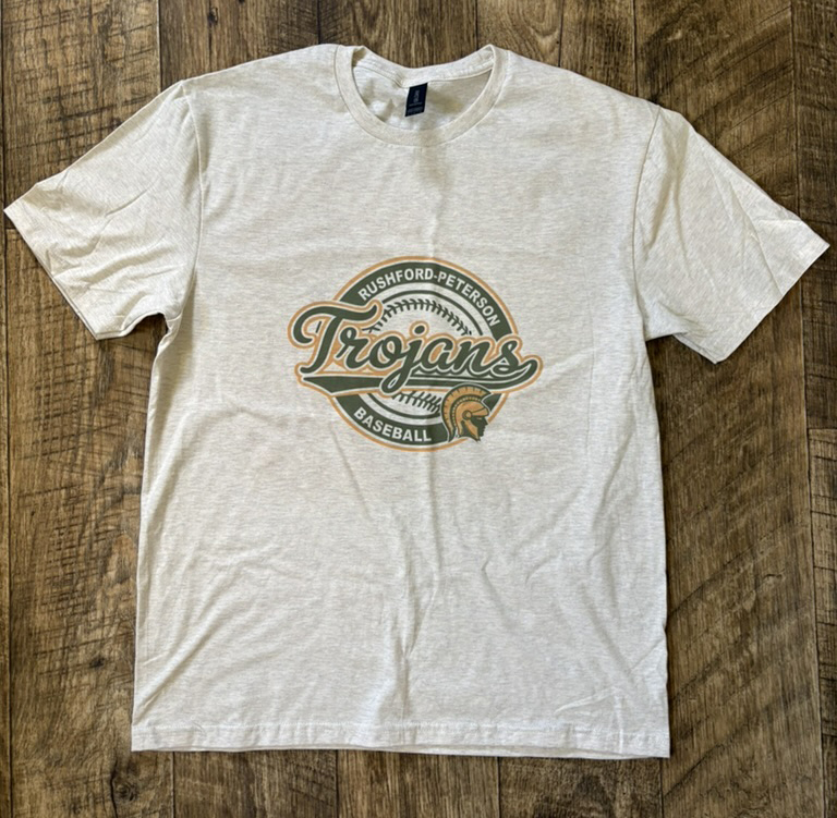 R-P Trojan Baseball Retro Circle