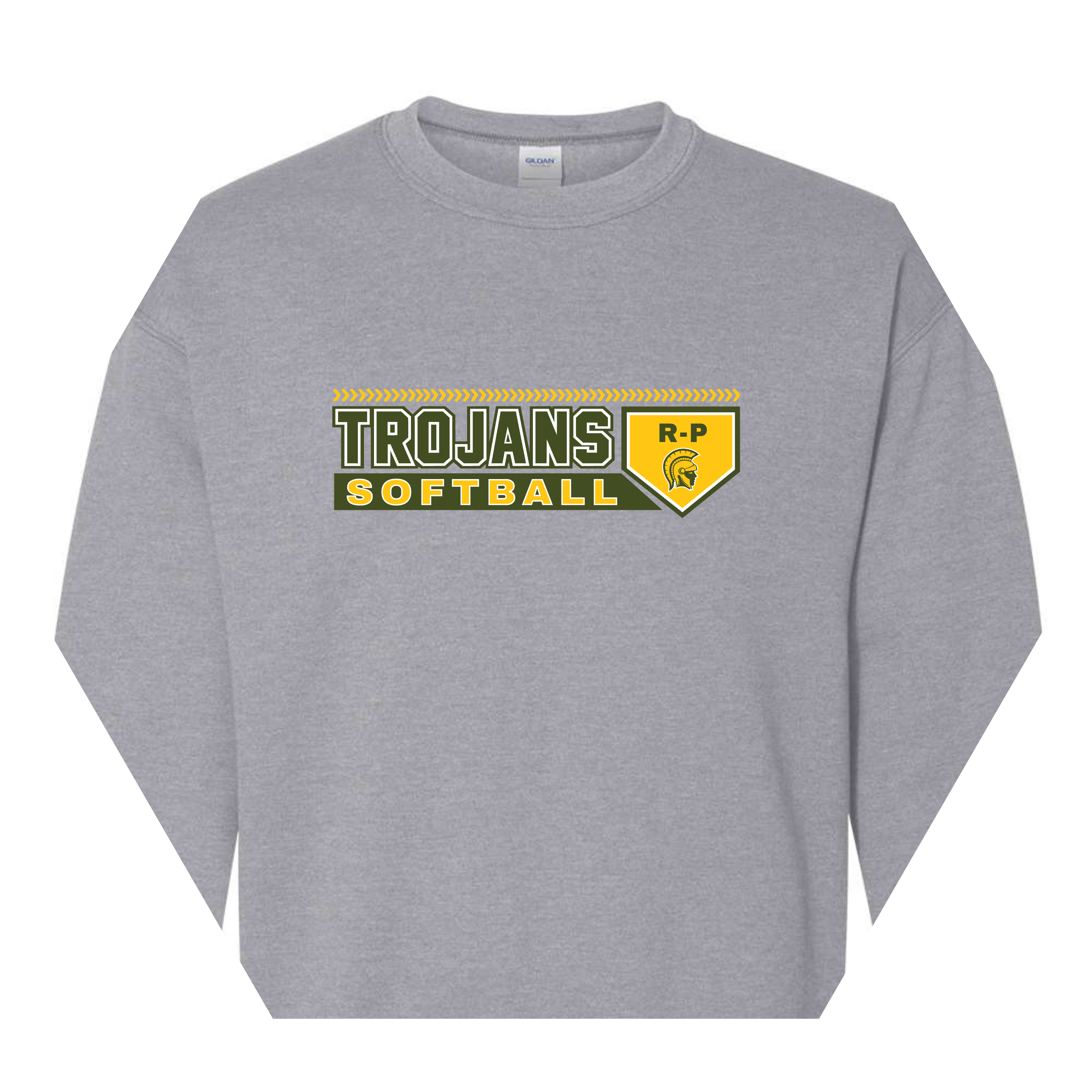 R-P Trojans Softball Crew Sweatshirt