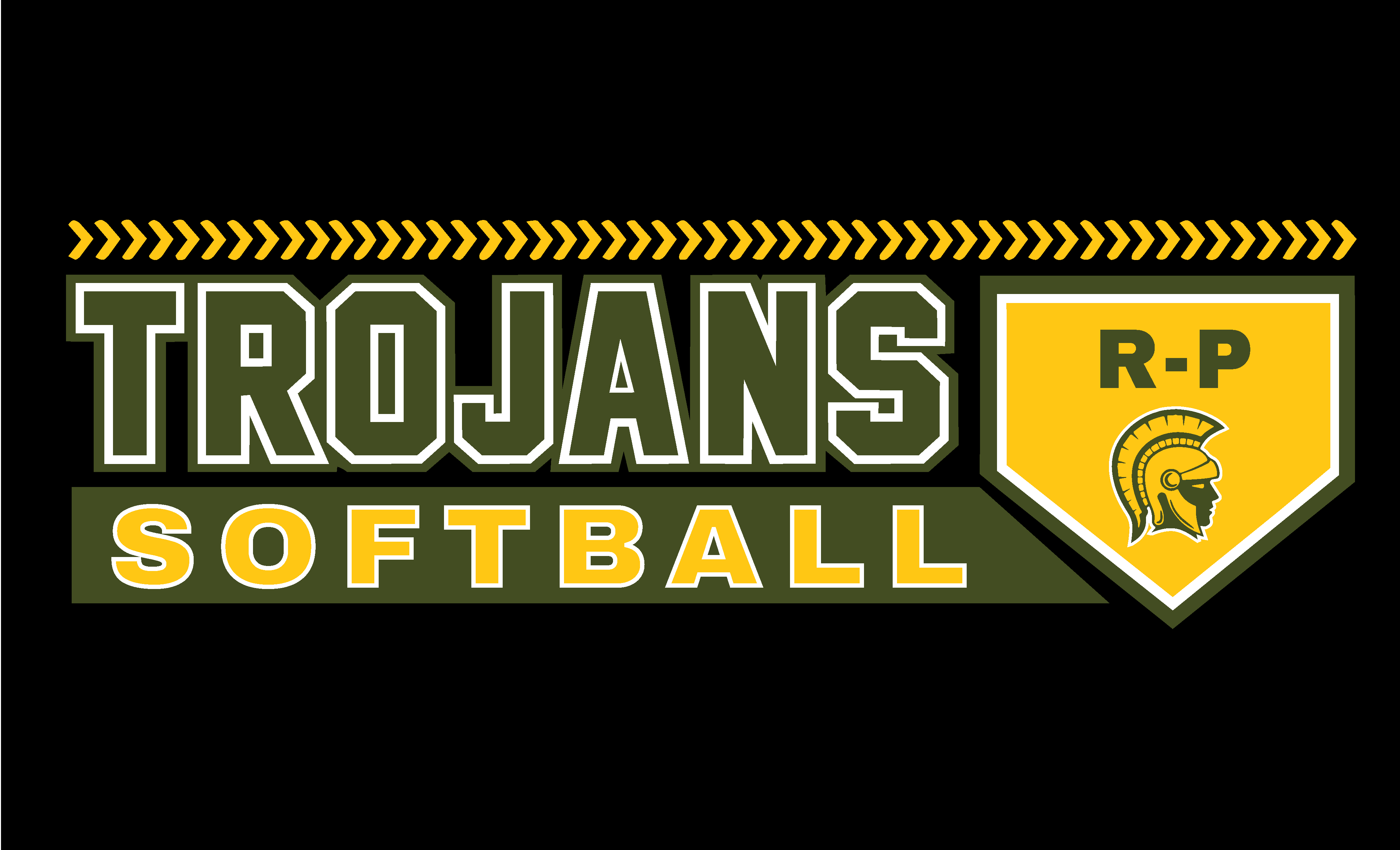 R-P Trojans Softball Horizontal Hoodie-3 color