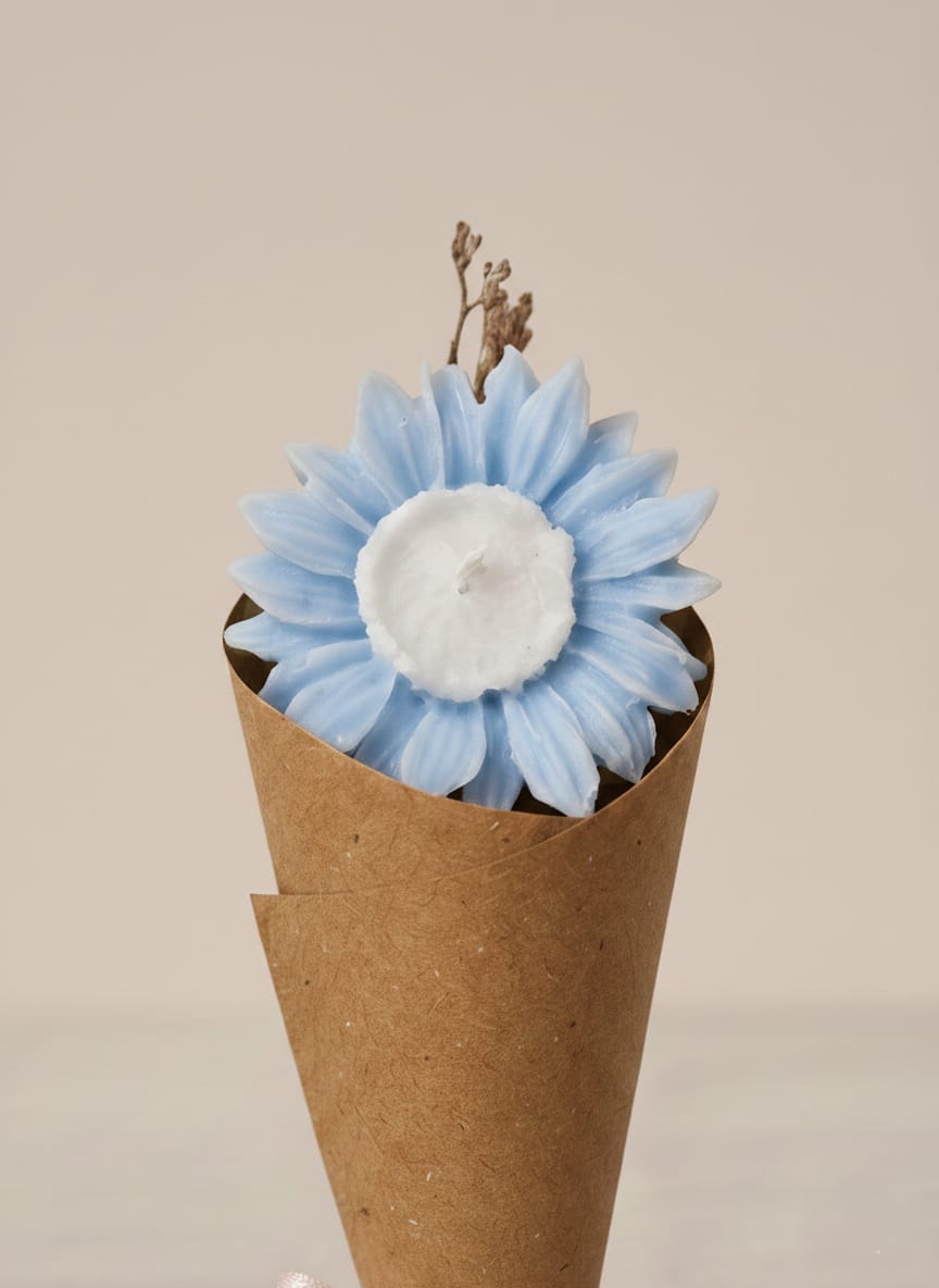 Mini Flower Bouquet Candle