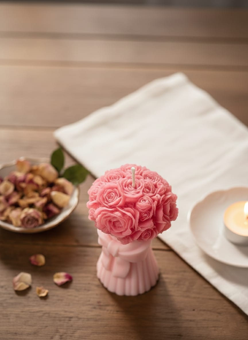 Floral Bouquet Candle