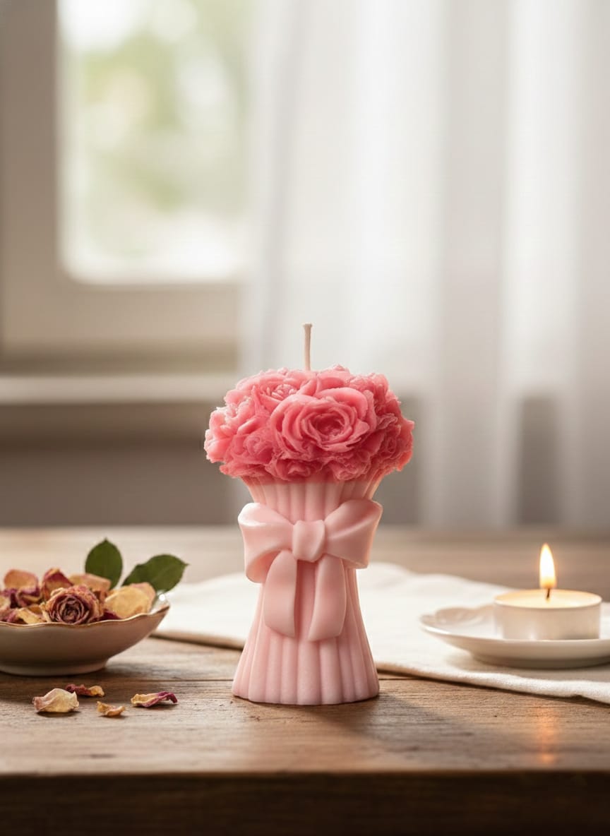 Floral Bouquet Candle