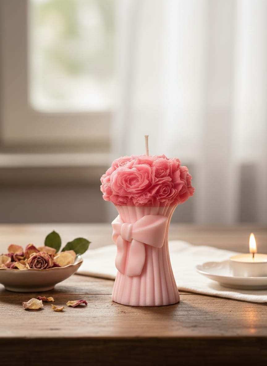 Floral Bouquet Candle