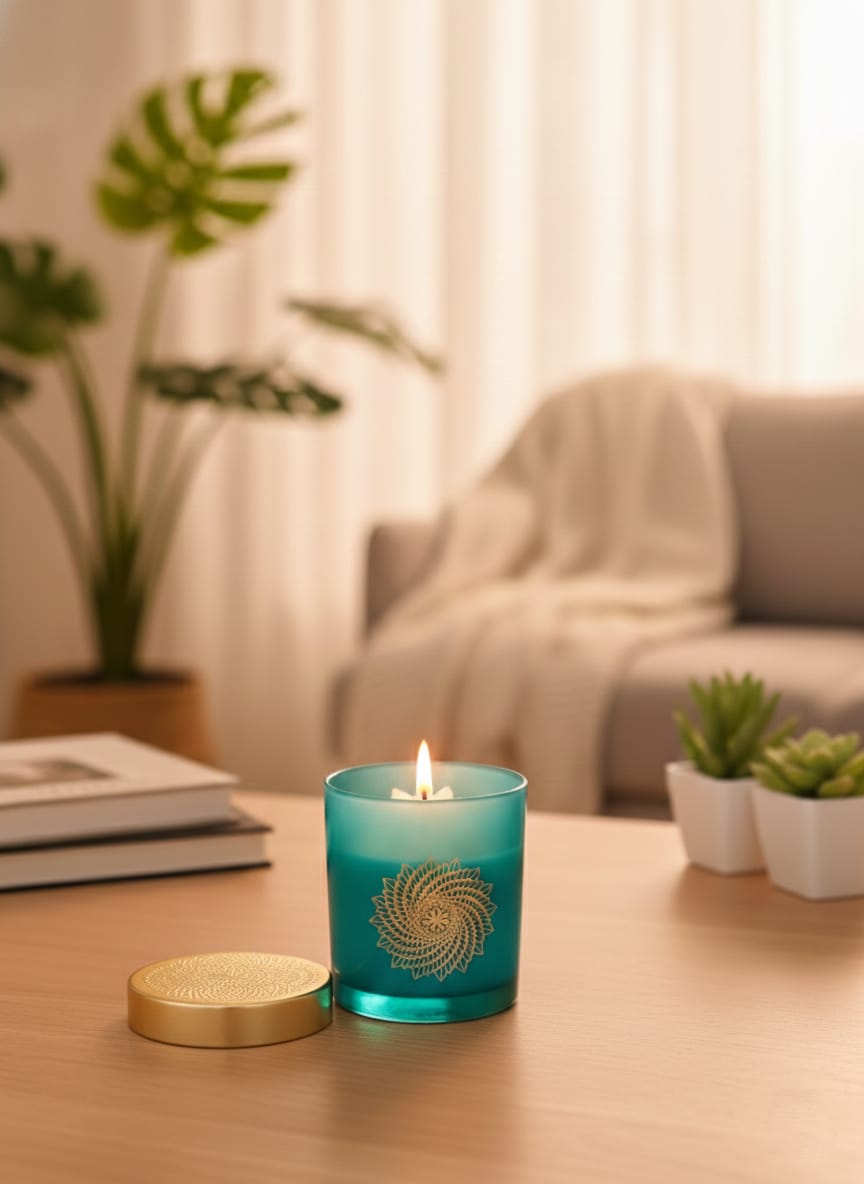 Floral Scented Candle