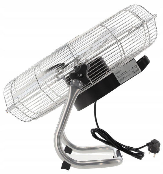 WENTYLATOR PODŁOGOWY CZARNY 70W WIATRAK STOJĄCY ŚREDNICA 50 CM