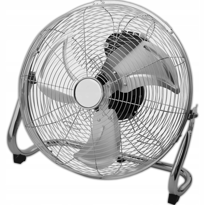 WENTYLATOR PODŁOGOWY CZARNY 70W WIATRAK STOJĄCY ŚREDNICA 50 CM
