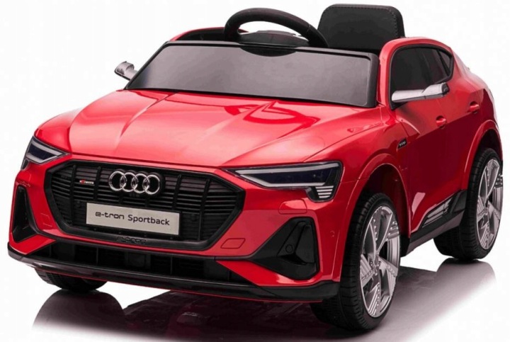 Audi E-Tron Sportback dla dzieci Czarny + Pilot + Napęd 4x4 + Wolny Start