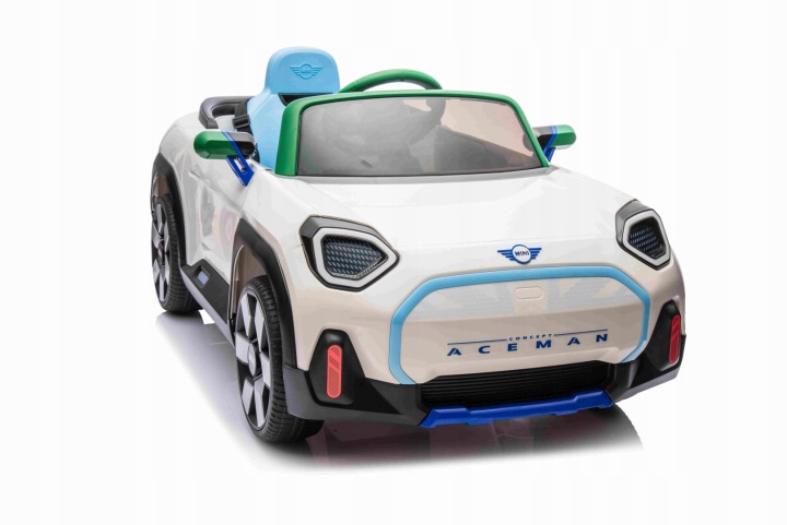 Pojazd Mini Concept Aceman Niebieski ze światłami led i panelem Audio
