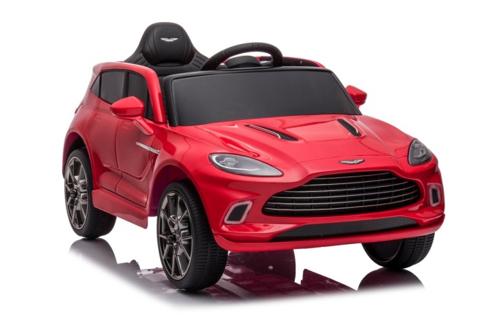 Aston Martin DBX na akumulator dla dzieci Biały + Pilot + EVA + Pasy LED