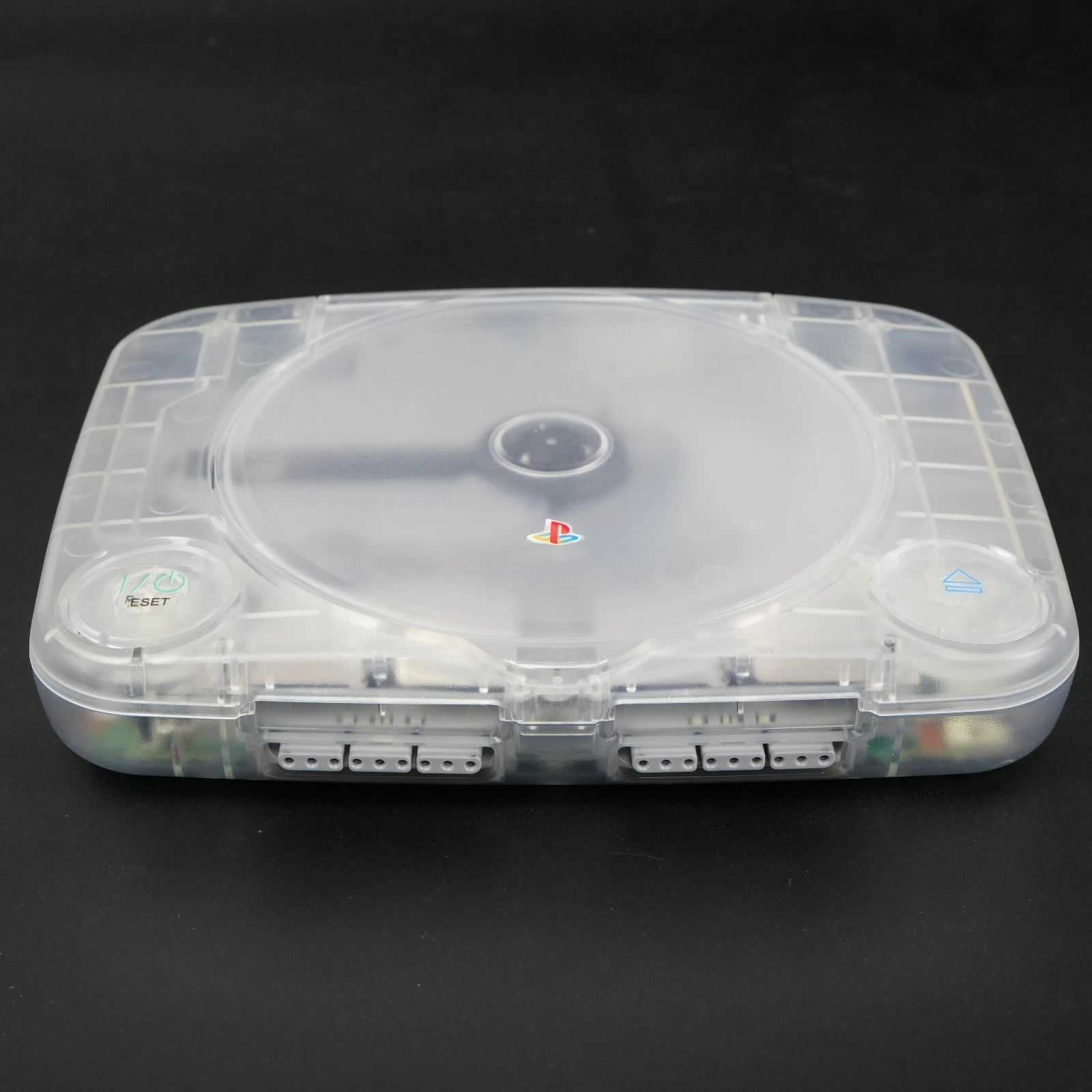 PS One (Crystal) - Modded with 1 crystal official controller
