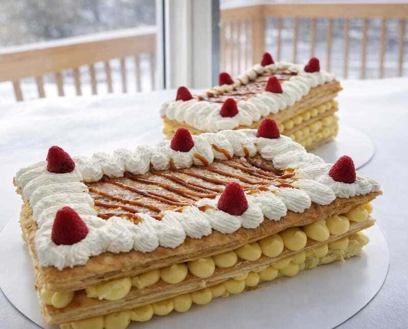 Pastel mil-hojas O de Hojaldre