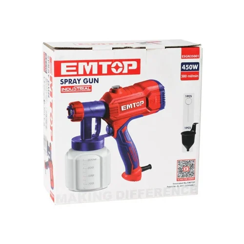 Emtop Electric Paint Spray Gun (450watt)