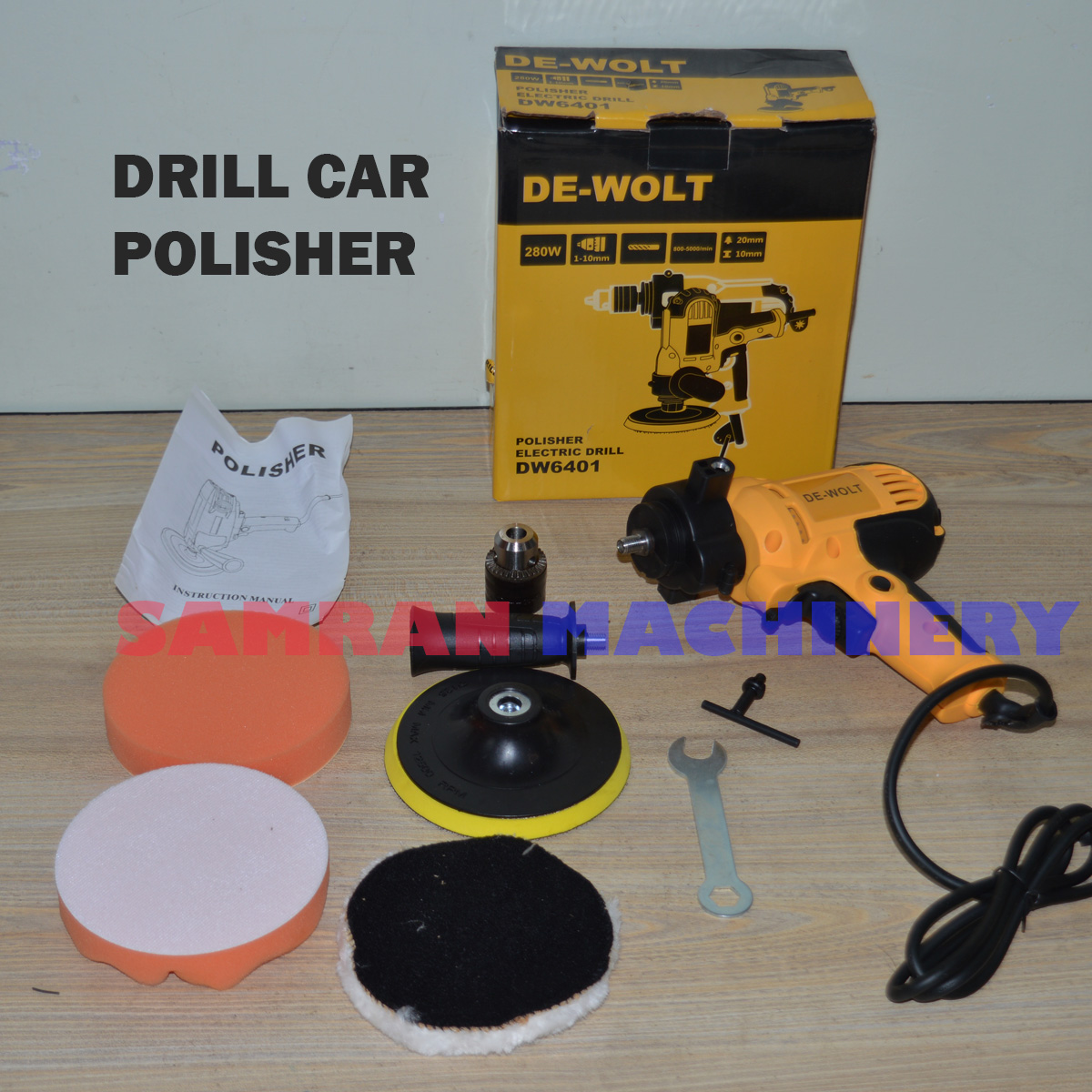 DEVOLT Car Polishing Machine Drill/Polisher Copper