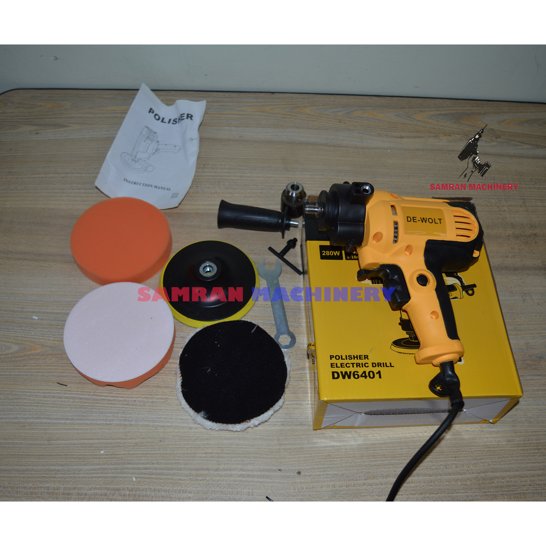 DEVOLT Car Polishing Machine Drill/Polisher Copper