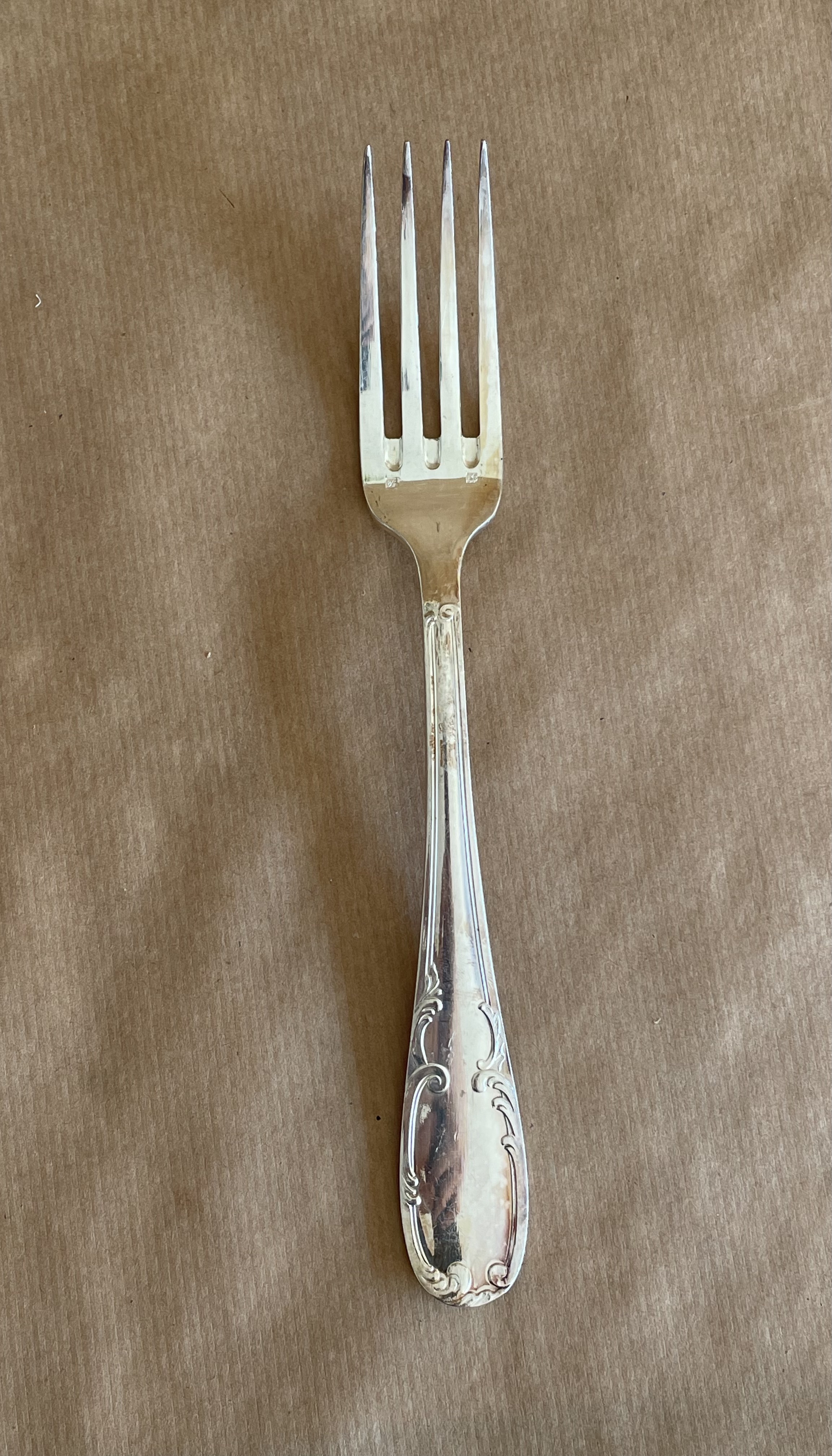 French Silver-Plated Cutlery, Louis XV Style, c. 1900–1930