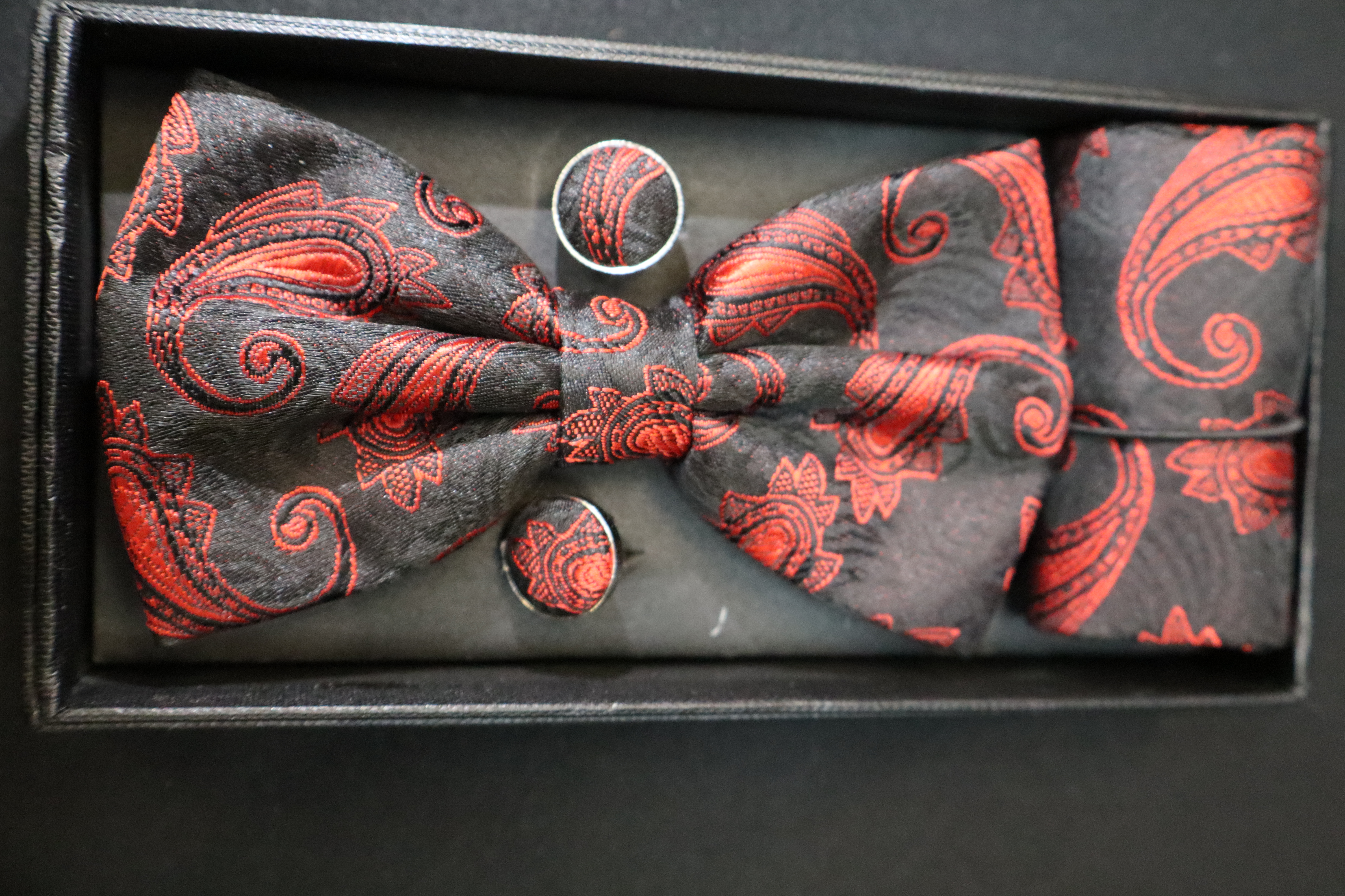 Luxe Strik met Manchetknoop Set