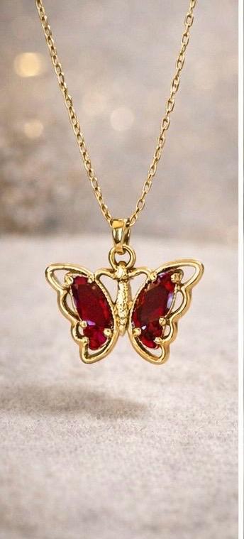 Collar Mariposa Dorada