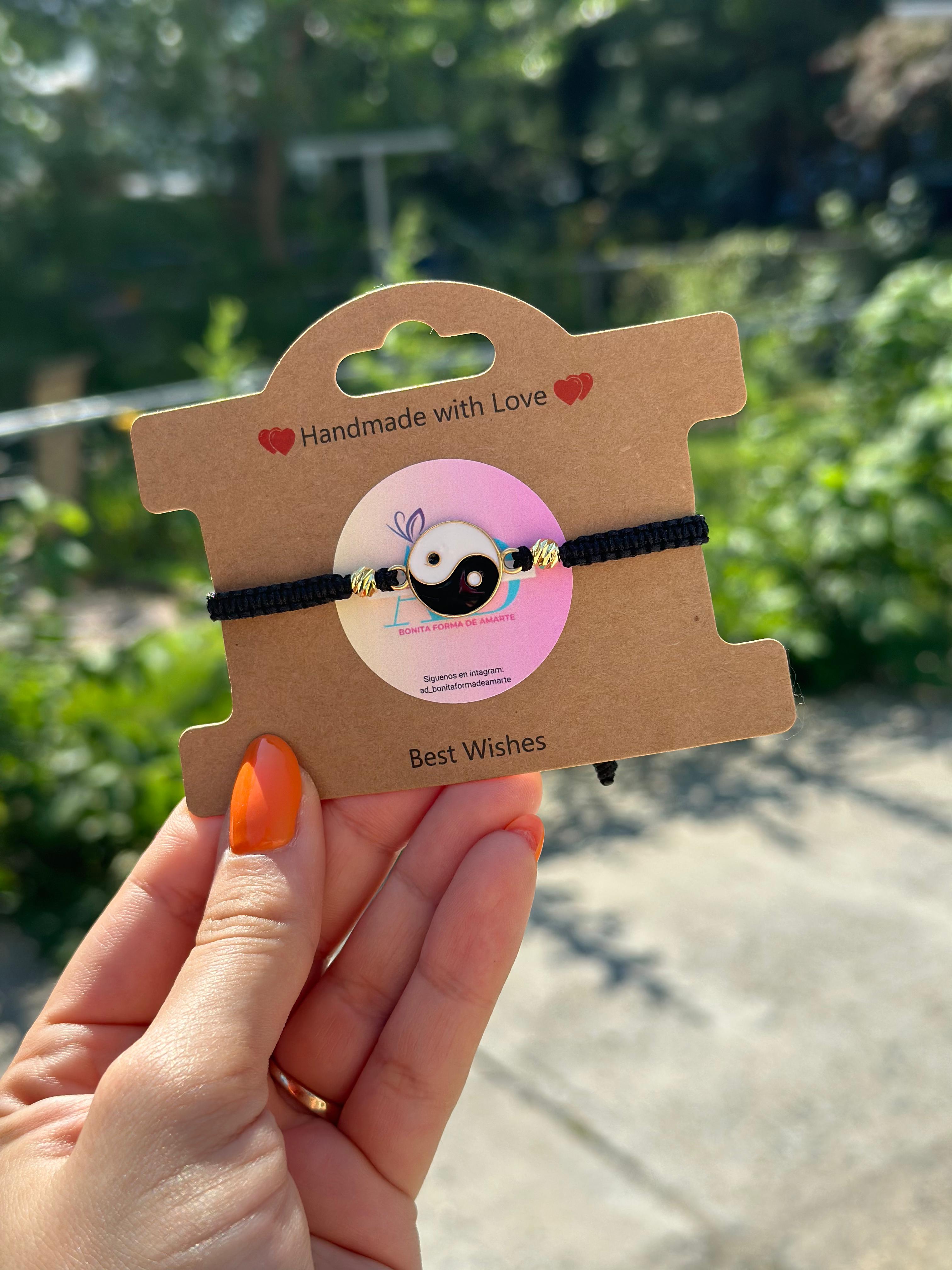 Pulsera Yin Yang Hecha a Mano