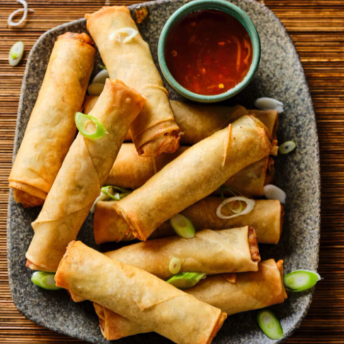 Varkens-rundsloempia (5 stuks)