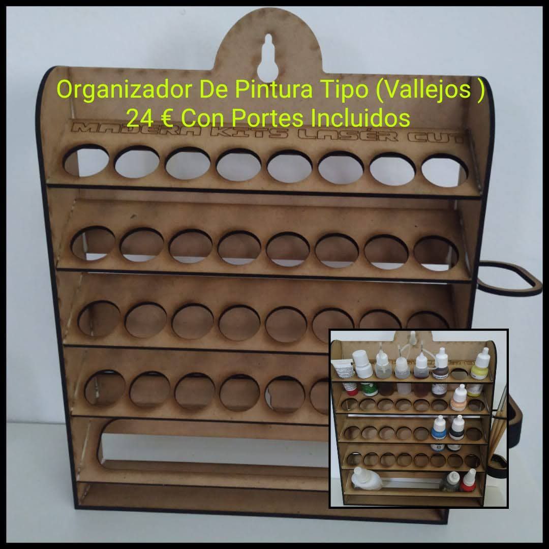 Organizador de pinturas tipo Vallejo