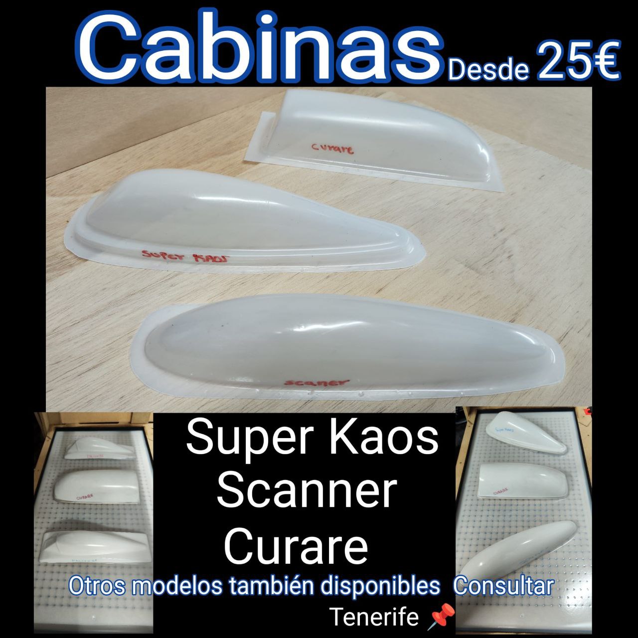 Cabinas de aeromodelos