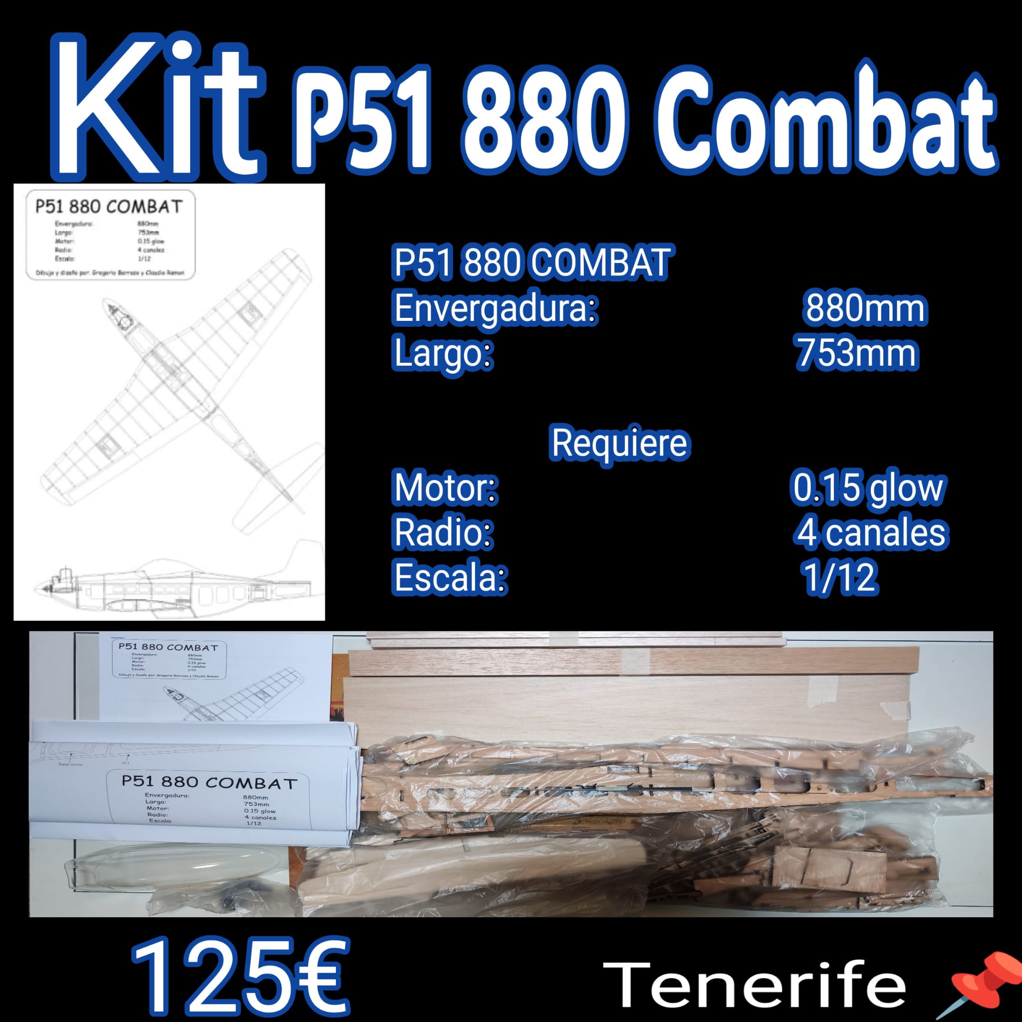 Kit P51 880 Combat