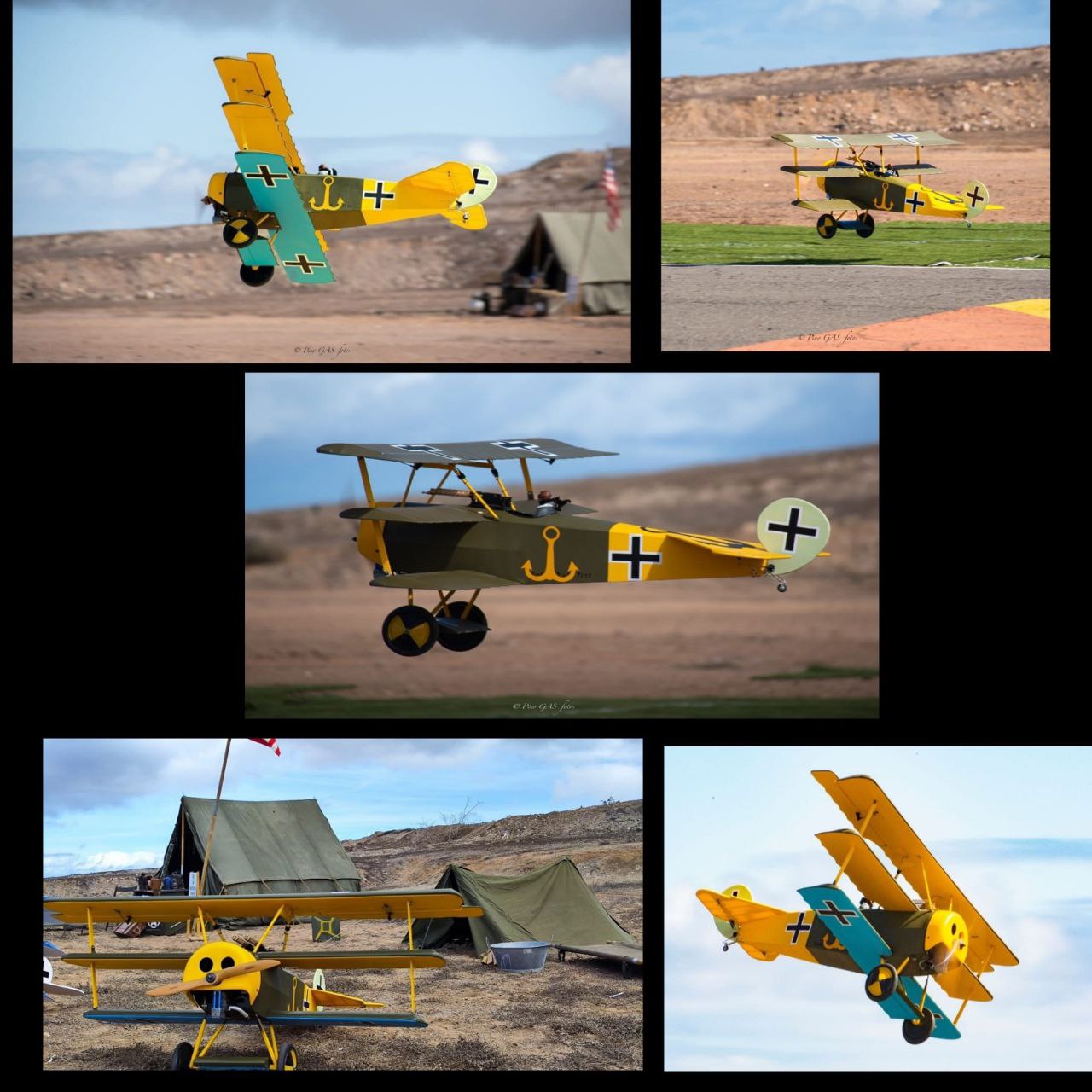 RéplicA Avión Fokker Dr.I 1.8m
