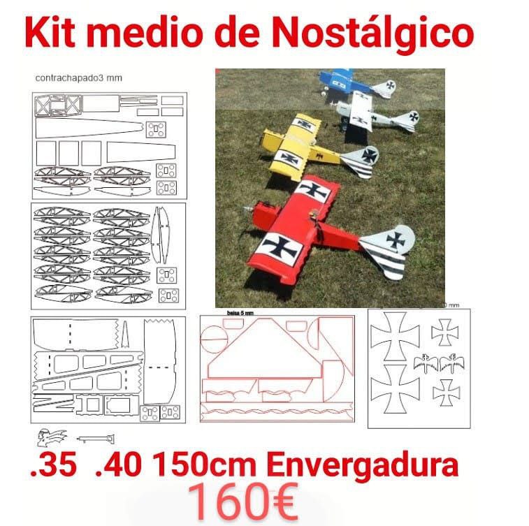 Kit medio de avión Nostálgico
