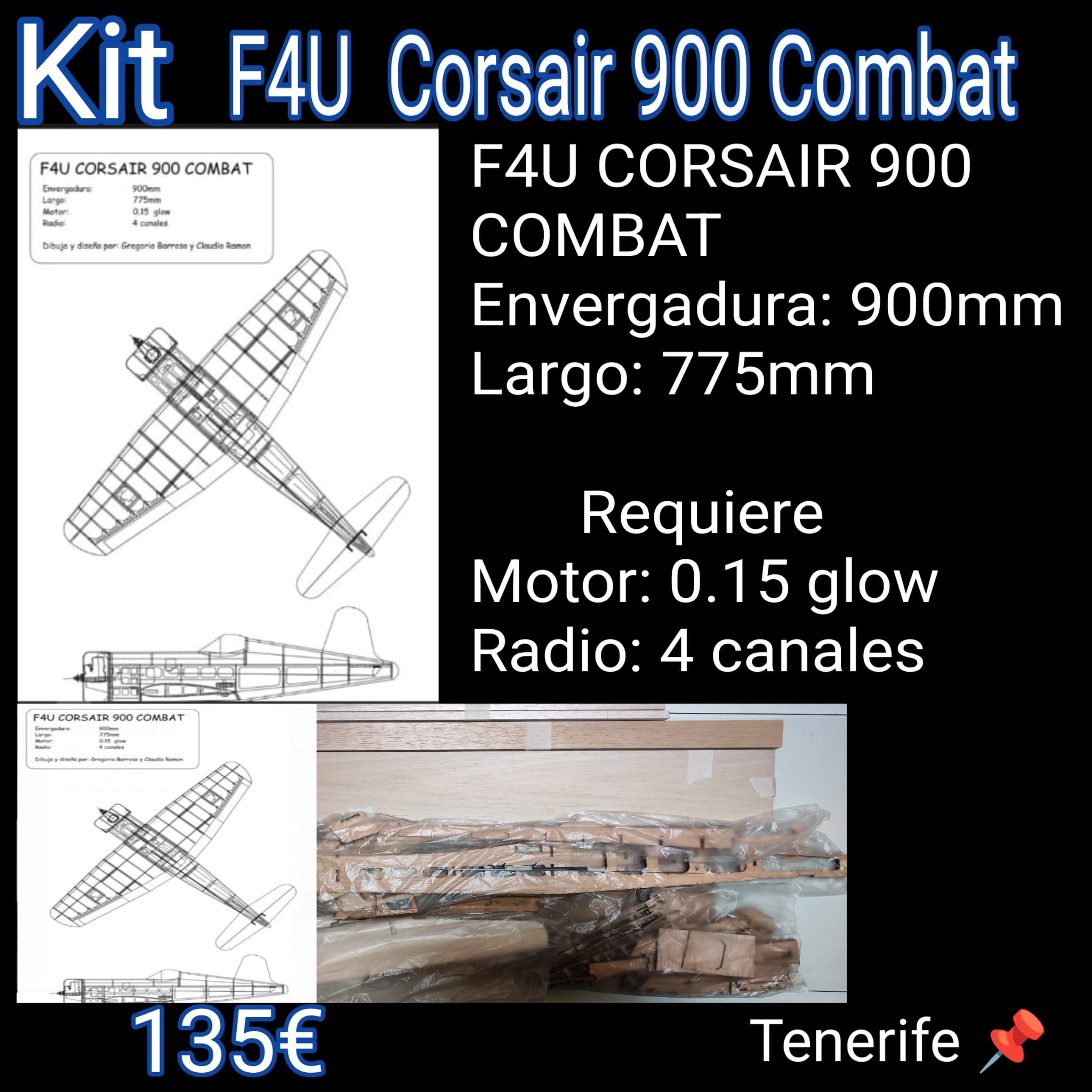 Kit F4U Corsair 900 Combat