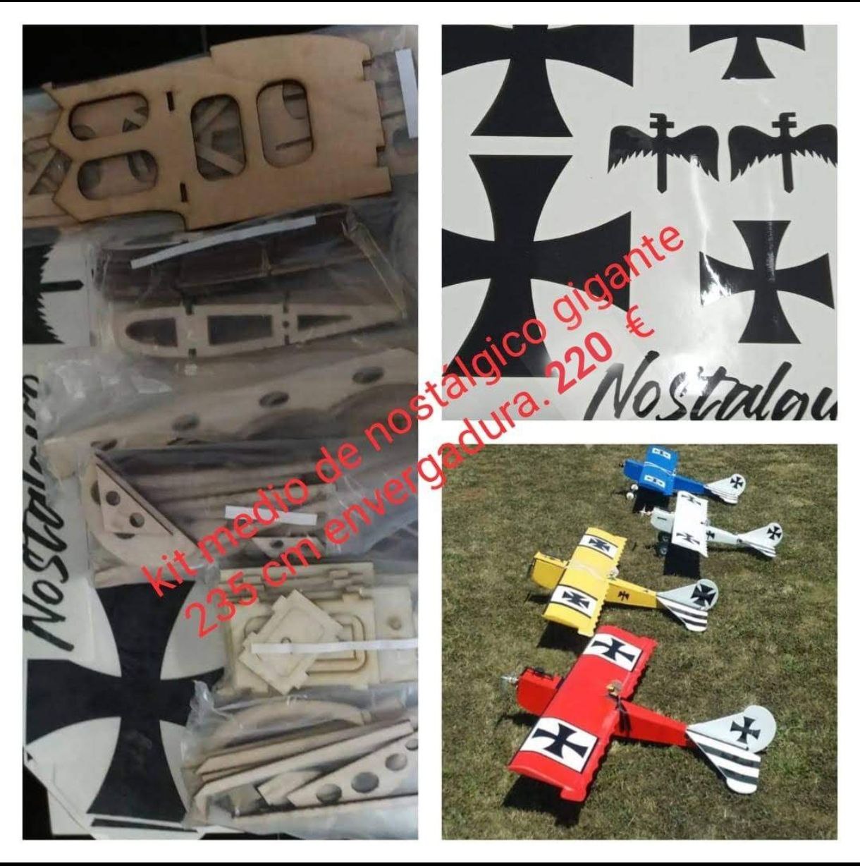 Kit avión Nostálgico gigante