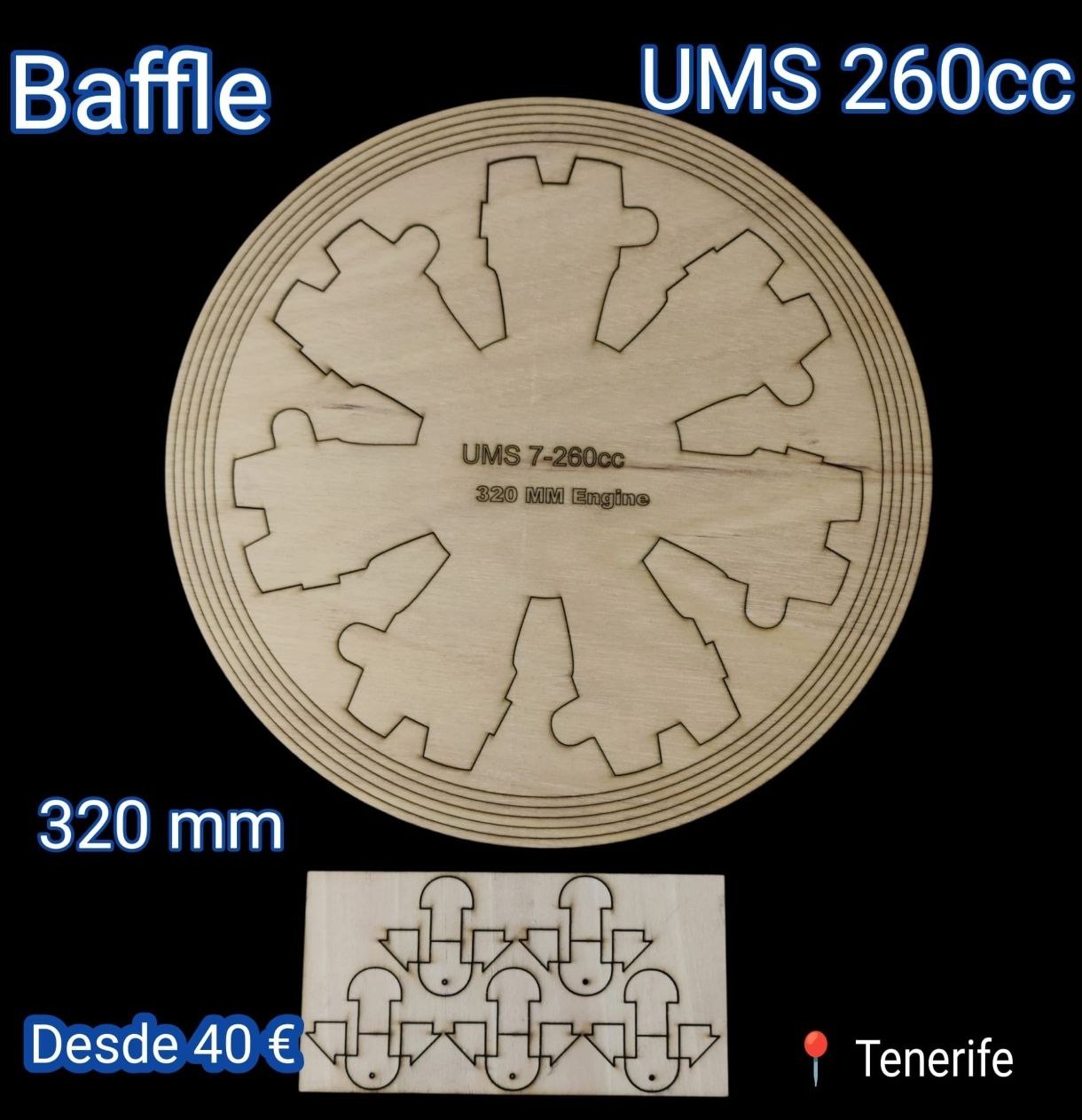 Baffle para UMS 260cc