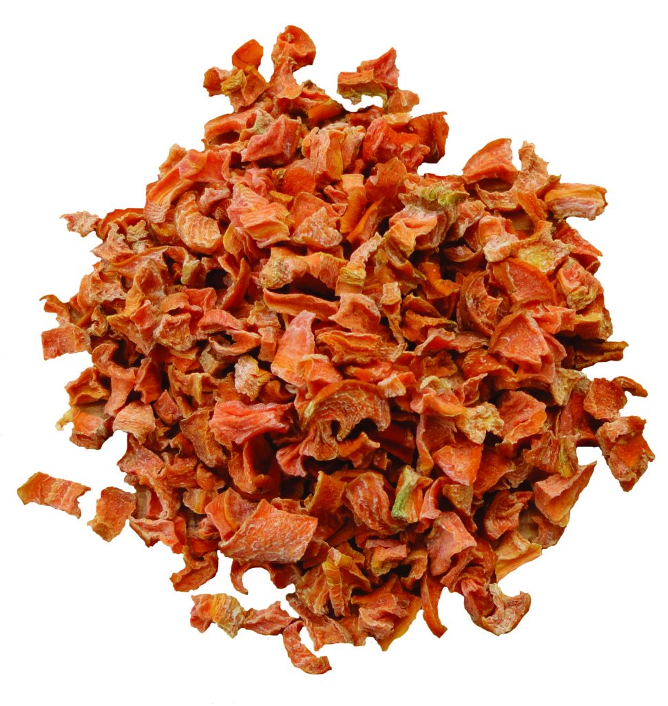 Zanahoria deshidratada natural